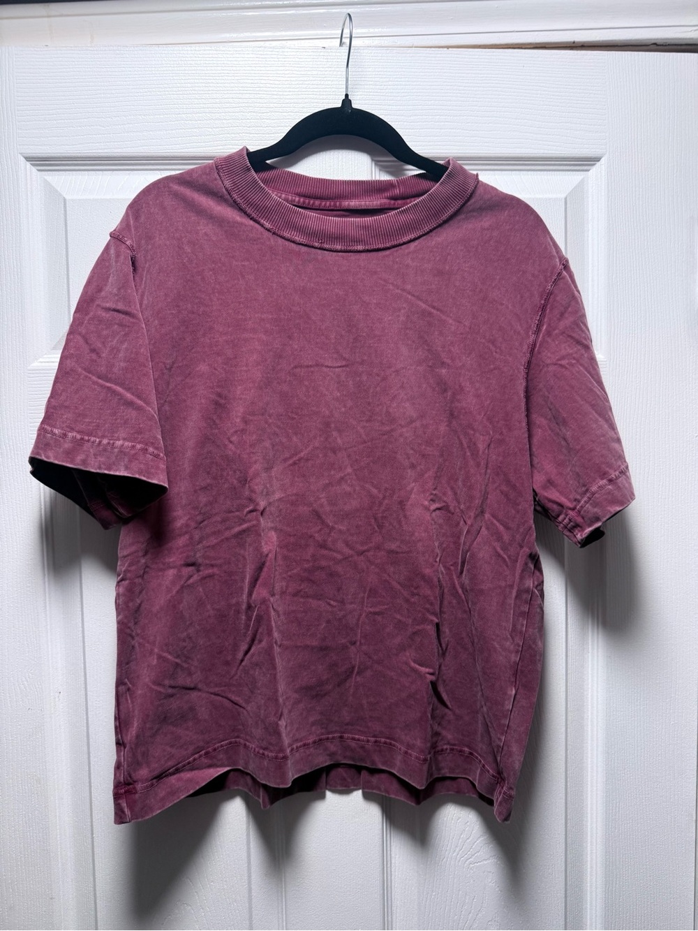 Abercrombie & Fitch Premium Essentials Cropped Short-Sleeve Tee - size XS
